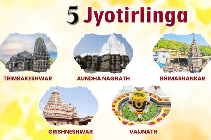 Mumbai to 5 Jyotirling Darshan Cab Package