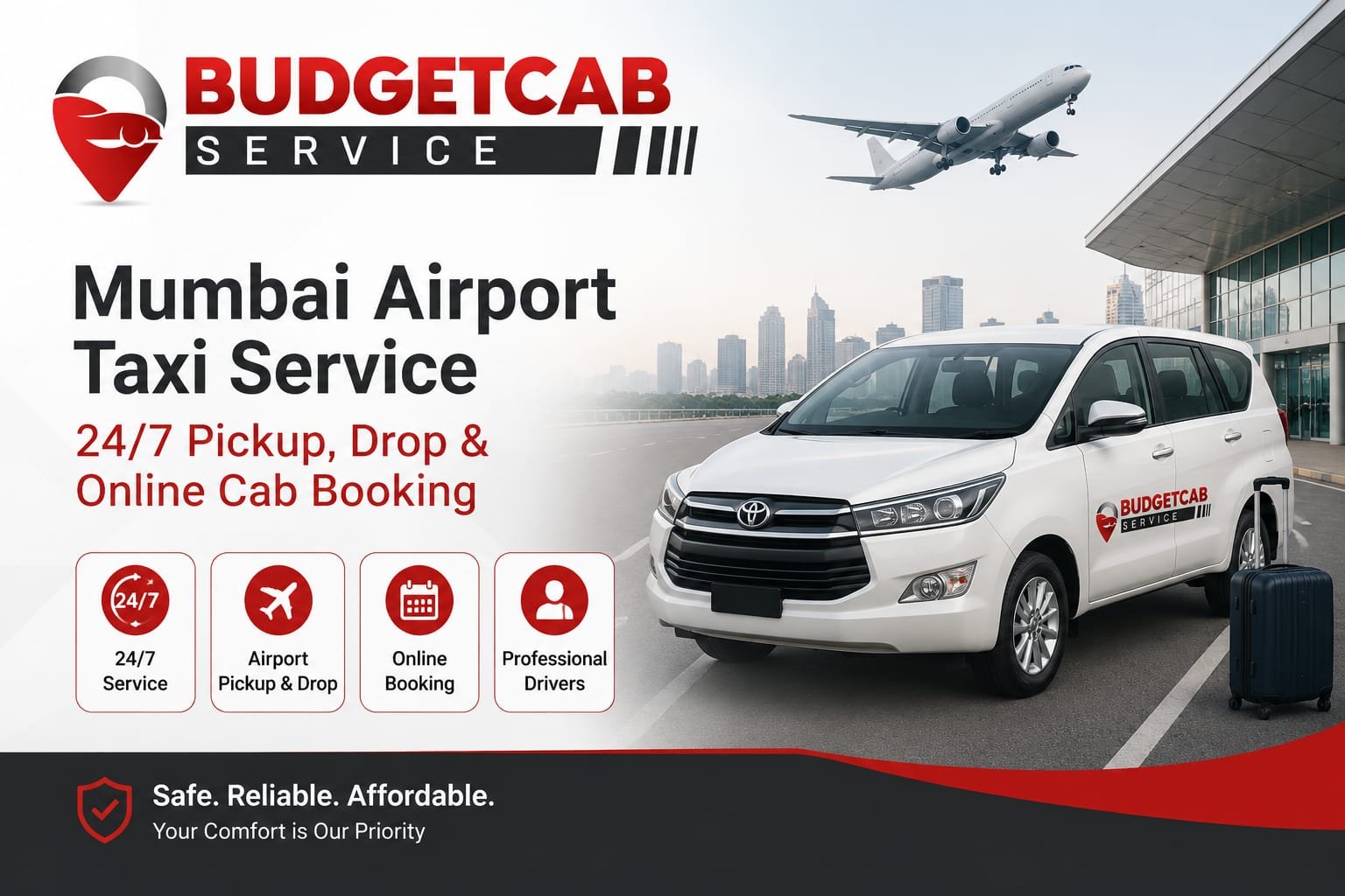 Mumbai Airport Taxi Service by Budget Cab Service