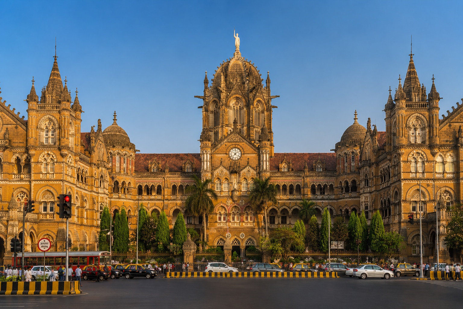 Chhatrapati Shivaji Maharaj Terminus CSMT Mumbai exterior
