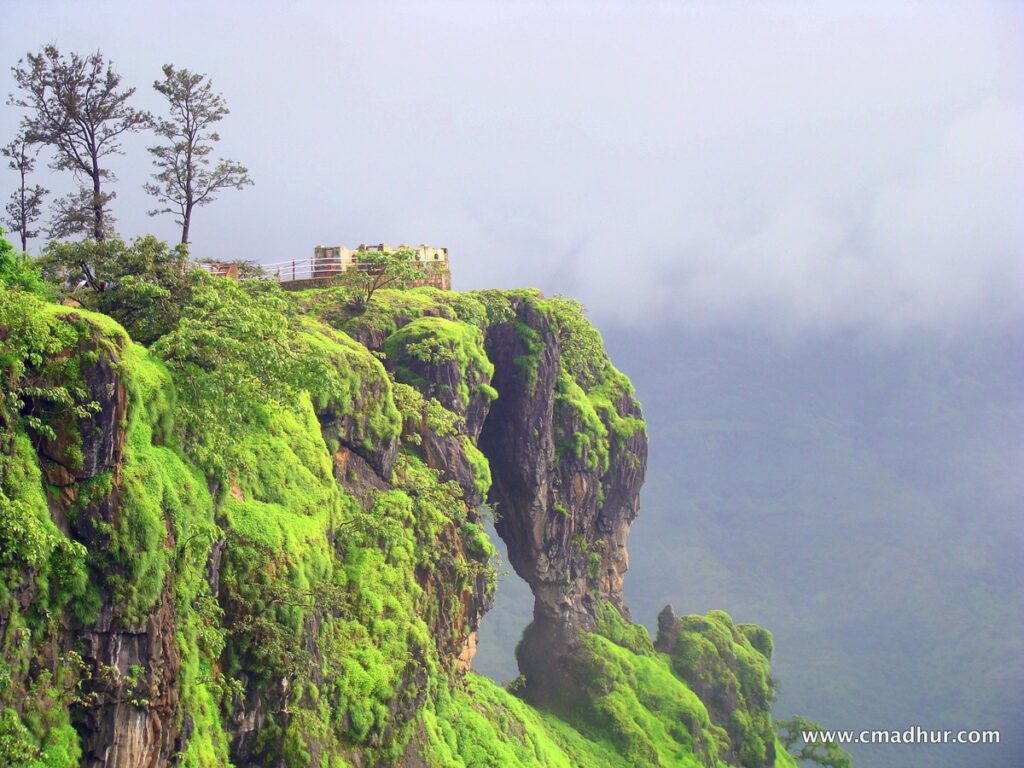Elephant's Head Point Mahabaleshwar Maharashtra scenic viewpoint with mountain valley views