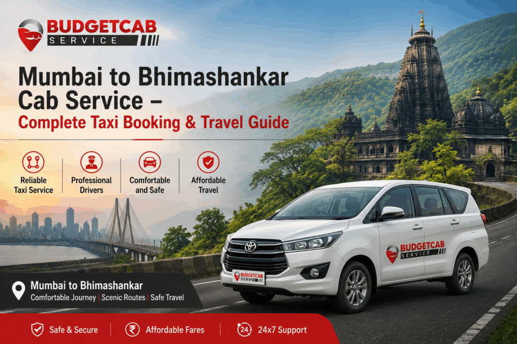Mumbai to Bhimashankar Cab Service for comfortable temple and pilgrimage travel from Mumbai