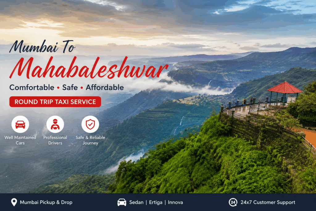 Mumbai to Mahabaleshwar taxi service