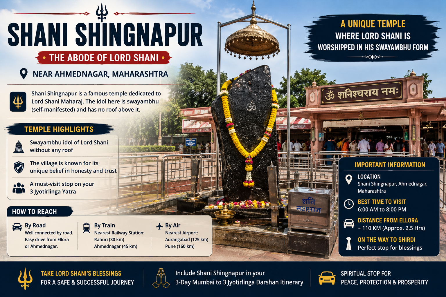 Shani Shingnapur Temple Maharashtra
