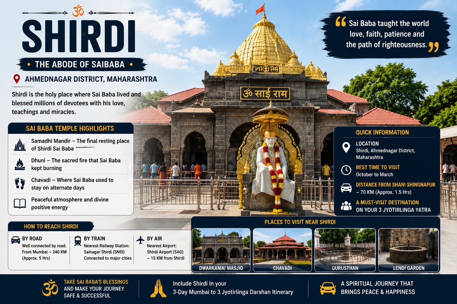 Shirdi Sai Baba Temple Maharashtra