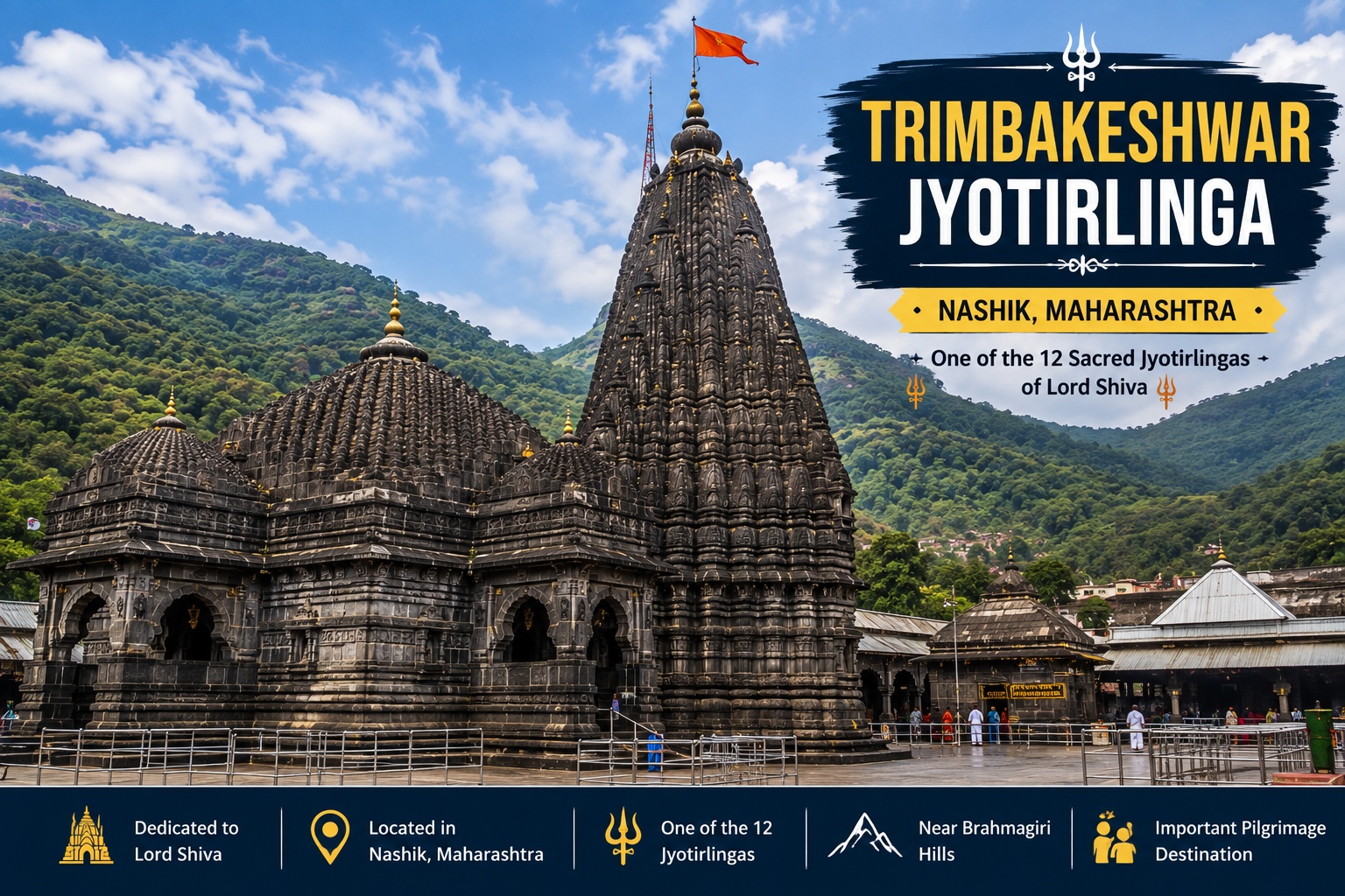 Trimbakeshwar Jyotirlinga Temple Nashik Maharashtra