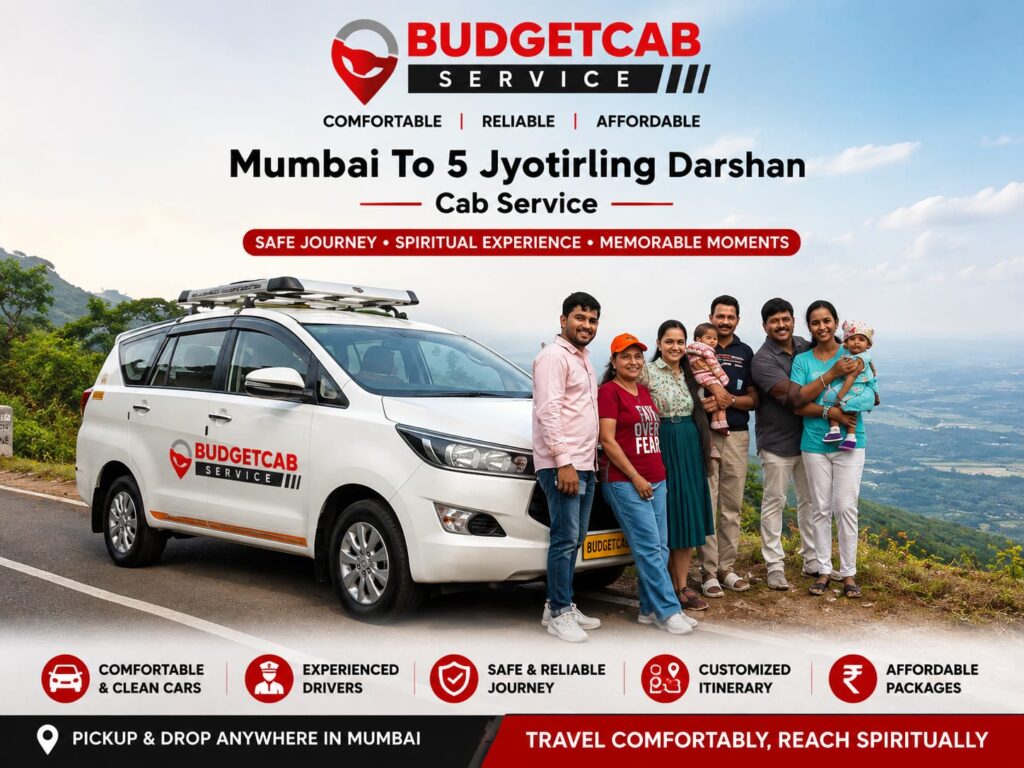 Mumbai To 5 Jyotirling Darshan Cab Service 