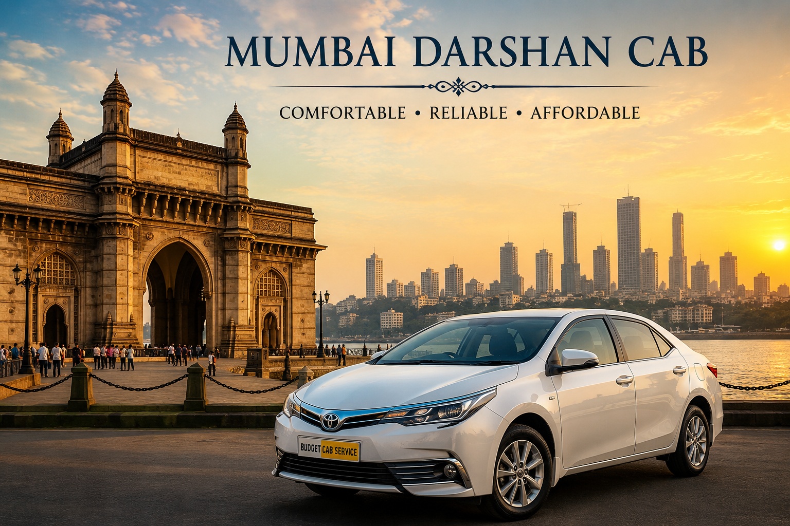Mumbai Darshan Cab – Gateway of India and Mumbai Skyline sightseeing tour