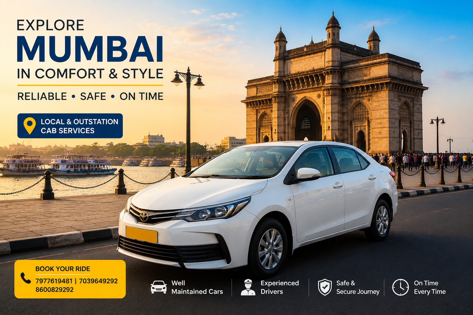 Mumbai Darshan 1 Day Cab