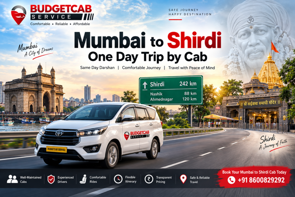 Mumbai to Shirdi one day trip by cab