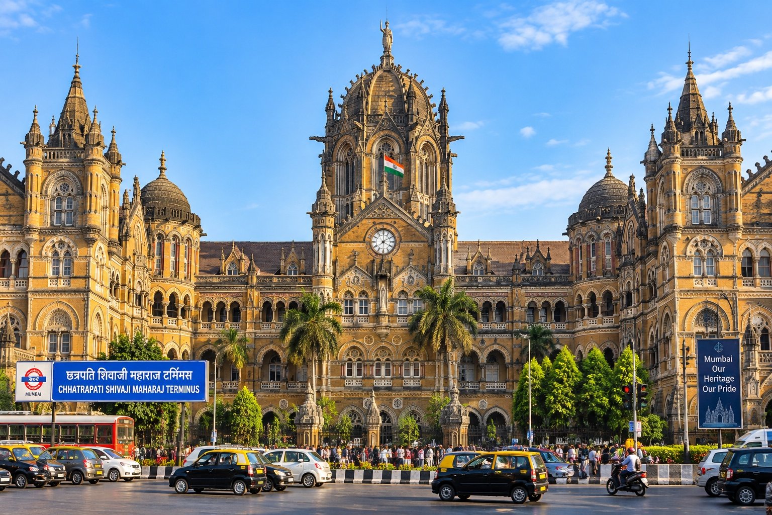 Chhatrapati Shivaji Maharaj Terminus Mumbai sightseeing
