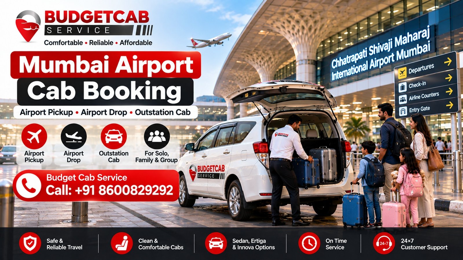 Budget Cab Service Mumbai airport cab booking