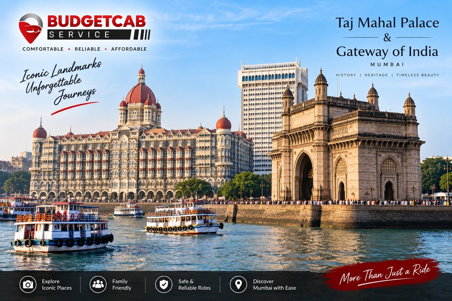 Taj Mahal Palace near Gateway of India Mumbai