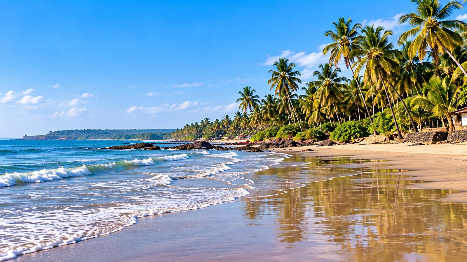 Kihim Beach near Alibaug for a Mumbai to Alibaug day trip